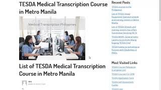 TESDA Medical Transcription Course in Metro Manila [upl. by Stefania484]