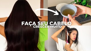 A MELHOR RECEITA CASEIRA PARA CRESCIMENTO DO CABELO [upl. by Ledah215]