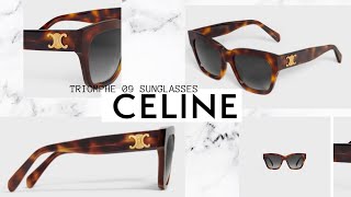 CELINE TRIOMPHE 09 SUNGLASSES REVIEW  YANASU [upl. by Zollie374]