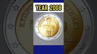 2 Euro Coin in Hindi  €2  Cyprus  Map Of EU  Idol of Pomos ancienthistory cyprus shorts [upl. by Eivla]