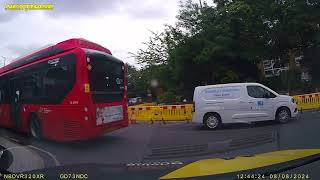 Hendon driving test route 12 28pm 8th august 2024 FAIL [upl. by Itnavart248]