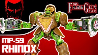 MP59 Masterpiece RHINOX EmGos Transformers Reviews N Stuff [upl. by Einyaj]