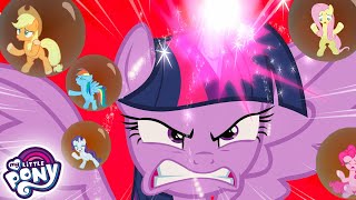 friendship is magic  The ponies friendship never gets defeated  all battles  MLP [upl. by Lot305]