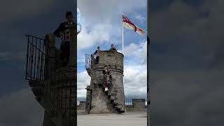 Harmonising Bagpipes in Scottish Castle [upl. by Oiraved]