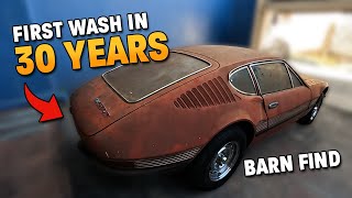 ABANDONED 1970 VOLKSWAGEN SP2 CAR RESTORATION  CAR DETAILING [upl. by Eglanteen]