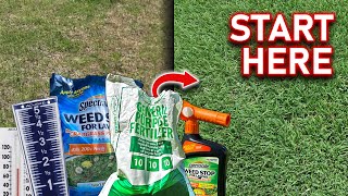 Beginner Lawn Care Tips  The MustKnow Steps to Fix Your Ugly Lawn [upl. by Asreht330]