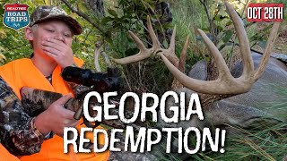 Georgia 10 POINTER Hits The Dirt  Pre Rut Deer Hunting  Realtree Road Trips [upl. by Leonteen]