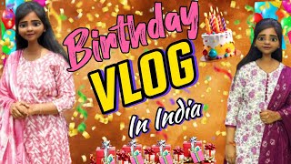 My Birthday VLOG after 1 Year in India🥳CelebrationsTelugu VlogThelifeofmiracles [upl. by Notgnimer]