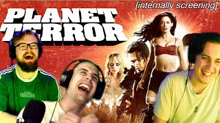 THE MOST INSANE ZOMBIE FILM EVER  Planet Terror REACTION [upl. by Yecaj30]