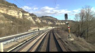 Führerstandsmitfahrt NortheimTreuchtlingen Teil 4GemündenWürzburg [upl. by Adirahs]