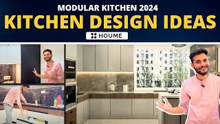 modular kitchen 2024 I Modular Kitchen designs  Wet  Dry for Small Kitchen by Houmeindia [upl. by Linker]