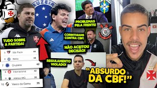 CBF VIOLOU REGRAS DE COMPETIÇÕES DO FUTEBOL BRASILEIRO AO ALTERAR DATA PRÉJOGO VASCO X CRUZEIRO [upl. by Aihseyt877]