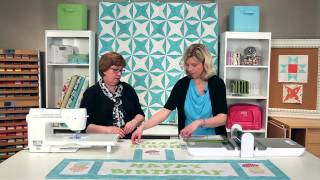 Quilting Tutorial  Make the GO Birthday Treats Table Runner [upl. by Fasa]