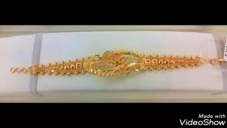 Beautiful Light weight Bracelet Designs in Gold [upl. by Lekim]