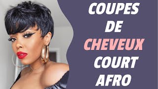 COUPES DE CHEVEUX COURT AFRO 2023 FEMME [upl. by Frohne45]