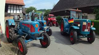 9 Bulldog und Schleppertreffen in Schlierbach [upl. by Past]