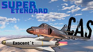 Super Etendard Full CAS  War Thunder [upl. by Rustie492]