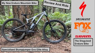 2023 Specialized Stumpjumper Evo Elite Alloy Ride And Review My New Enduro Bike Is Insane mtb [upl. by Shaw]