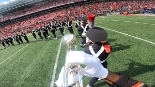 2023 Ohio State University Marching Band Trumpet GoPro  OSU vs Maryland [upl. by Brannon362]