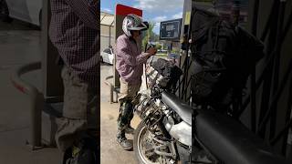 10 litres fuel tank for 1500 km to drive customized yamaha enduro tenere custommotorbike [upl. by Naimed]