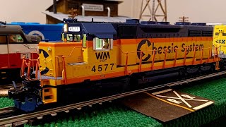 MTH SD35 Chessie System Western Maryland Engine [upl. by Adnawaj]