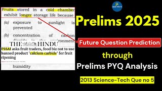 UPSC Prelims 2013 SciTech PYQ  Detailed Analysis amp Value Addition  UPSC 2025 Preparation [upl. by Mercado]