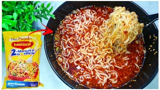 Korean Style Maggi Recipe  Without Seasoning Packet amp Soy Sauce  Cook with pranali [upl. by Gehman303]