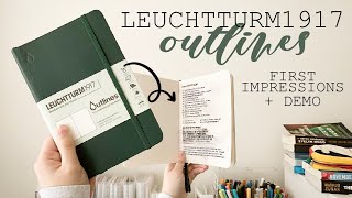 NEW Leuchtturm1917 Outlines  1st Impressions Initial Review [upl. by Eelyab]