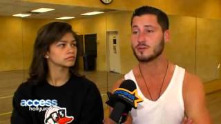 Zendaya amp Val Chmerkovskiy Discuss Their Dancing Strategy [upl. by Tiga300]