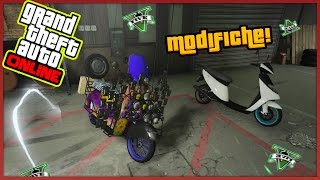 IL MOTORINO PIÙ EPICO DEL GIOCO MODIFICHE PEGASSI FAGGIO MOD amp SPORT  DLC BIKERS GTA 5 ONLINE ITA [upl. by Neirol31]