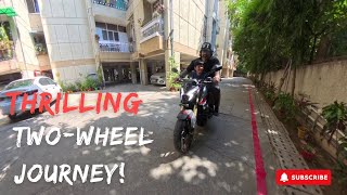 Unbelievable Adventure Guggu Takes On the Ultimate Bike Ride 🚴‍♂️🌪️  familyvlog  NS400 [upl. by Zindman]