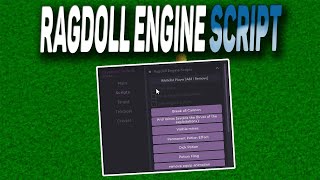 Ragdoll Engine script – Many functions – teleports [upl. by Jer]