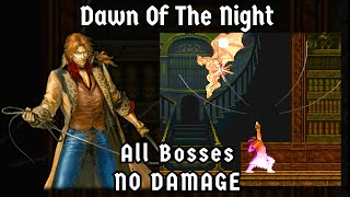 Castlevania Dawn Of The Night Julius All Bosses NO DAMAGE [upl. by Eissirc]