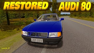 RESTORED AUDI 80 AND GOT ​​IN AN ACCIDENT I My Summer Car [upl. by Livingston428]