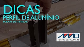 Como fazer Moveis Planejados  Dicas Perfil de Aluminio MMO [upl. by Trebleht]