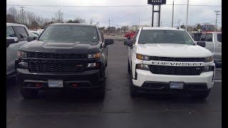 Silverado Custom vs Custom Trail Boss [upl. by Namso]