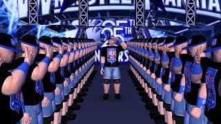 John Cena makes his WrestleMania 25 entrance WR3D 20 by HHH [upl. by Imoian841]