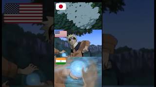 Naruto’s Rasengan  Japanese 🇯🇵 vs English 🇺🇸 vs Indian 🇮🇳 [upl. by Carolee172]