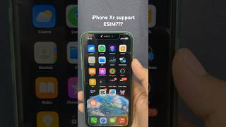 iPhone Xr support ESIM  iphone elektronik [upl. by Sokairyk587]