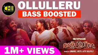 Ollulleru BASS BOOSTED  Justin Varghese ft Praseetha Chalakudy  Ajagajantharam  Antony Varghese [upl. by Sadoff190]