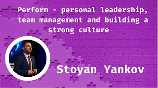 Stoyan Yankov  Performance and Productivity [upl. by Kirenoj]