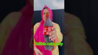 Edible bottle  Khana wali bottle recipe ediblecokejelly youtubeshorts [upl. by Irret813]