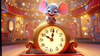 Hickory Dickory Dock  The Clock Song  Fun Animal Songs amp Nursery Rhymes for Kids [upl. by Colt]