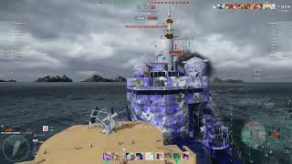 World of Warships 3rd Game With T9 Almtirante Oquendo When your DD ignore Cap [upl. by Ynej]