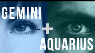 Gemini amp Aquarius Love Compatibility [upl. by Florence259]