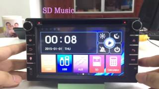 ES6536G 2 Din 62 inch Car DVD GPS Radio RDS Games [upl. by Devine]