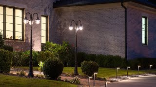 Orion Triple Head Lamp Post  Solar Lights for Any Outdoor Setting [upl. by Luwana]