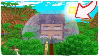 LA CASA DE TINENQA ENCERRADA DENTRO DE UNA BOLA DE CRISTAL EL MINECRAFTb [upl. by Ij971]