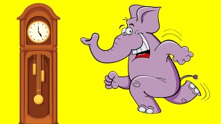 Hickory Dickory Dock Elephant Song273  Nursery Rhymes amp Kids Songs  Kids Comfort [upl. by Costanzia218]