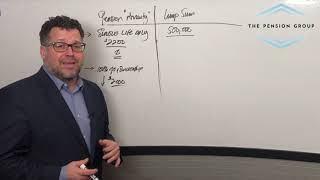 The Pension Group  Pension vs Lump Sum [upl. by Natsuj]